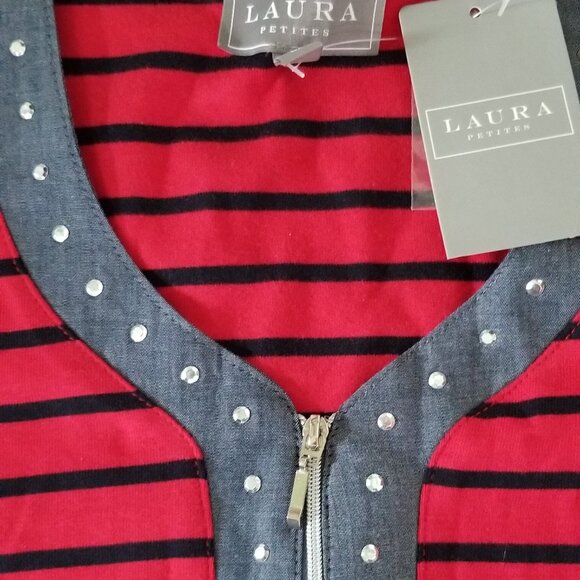 NWT beautiful Laura cotton top, size M - Picture 2 of 10